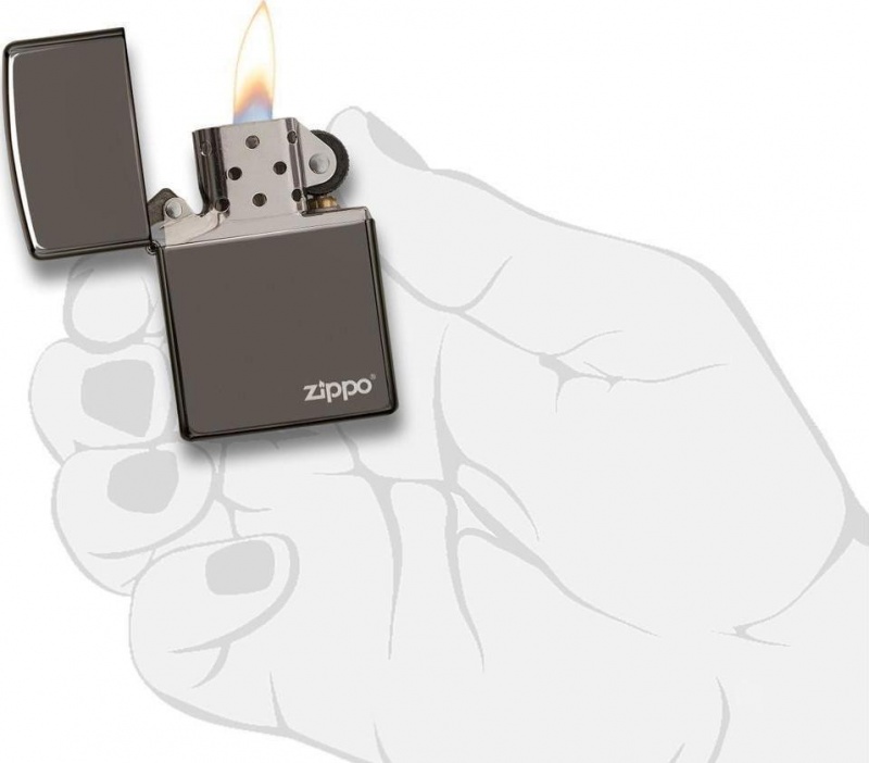   Zippo Classic   Black Ice