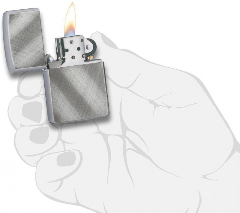   Zippo Classic   Diagonal Weave