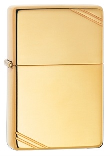   Zippo Classic Vintage   High Polish Brass