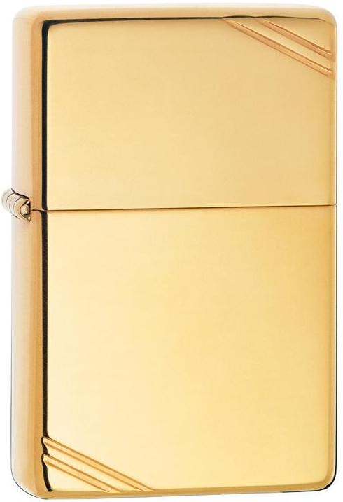   Zippo Classic Vintage   High Polish Brass