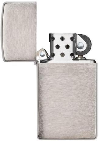   Zippo Slim Brushed Chrome