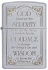   Zippo Serenity Prayer Classic   Satin Chrome